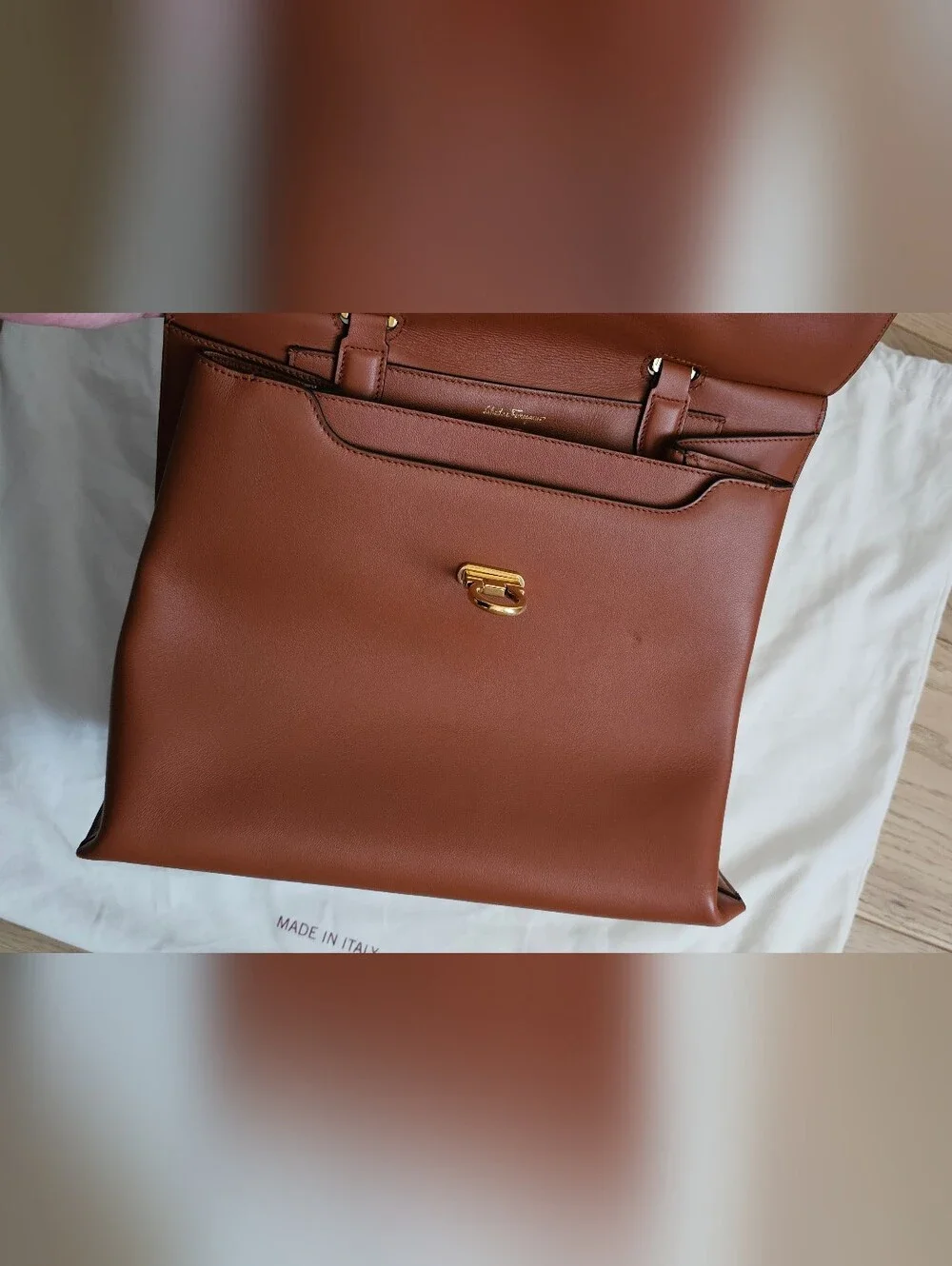 Ferragamo Trifolio Top Handle Bag